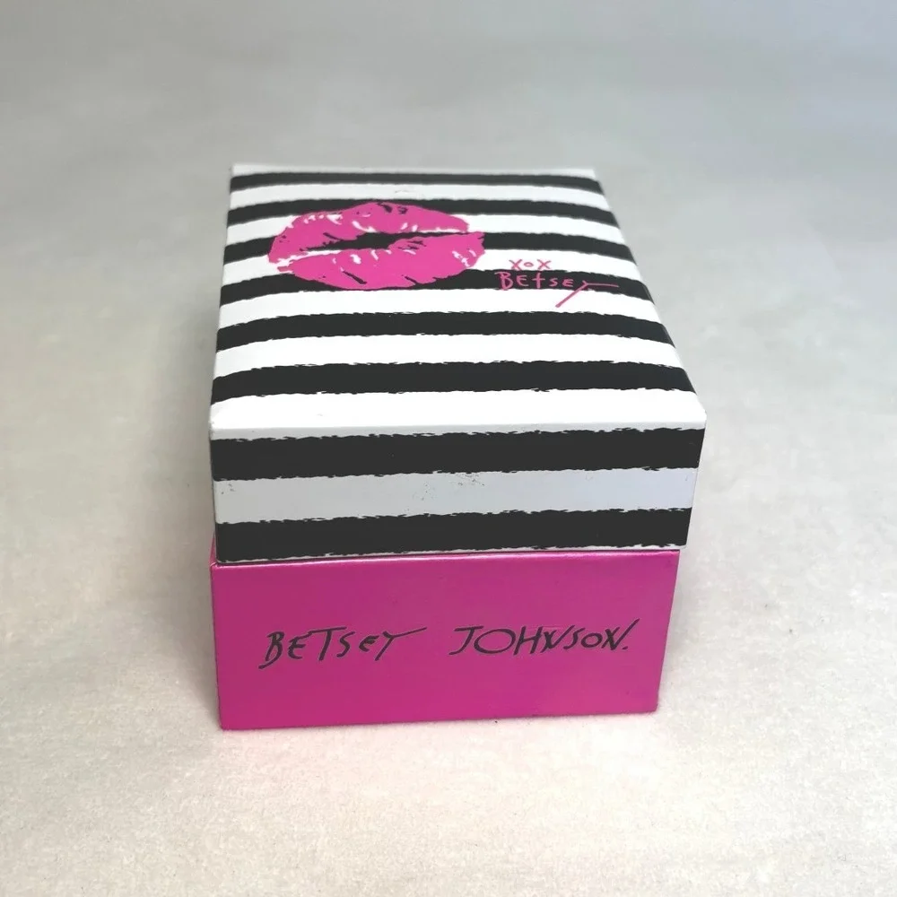 Betsey Johnson White Rose‎ Gold Owl Watch and Bracelet Set with Box